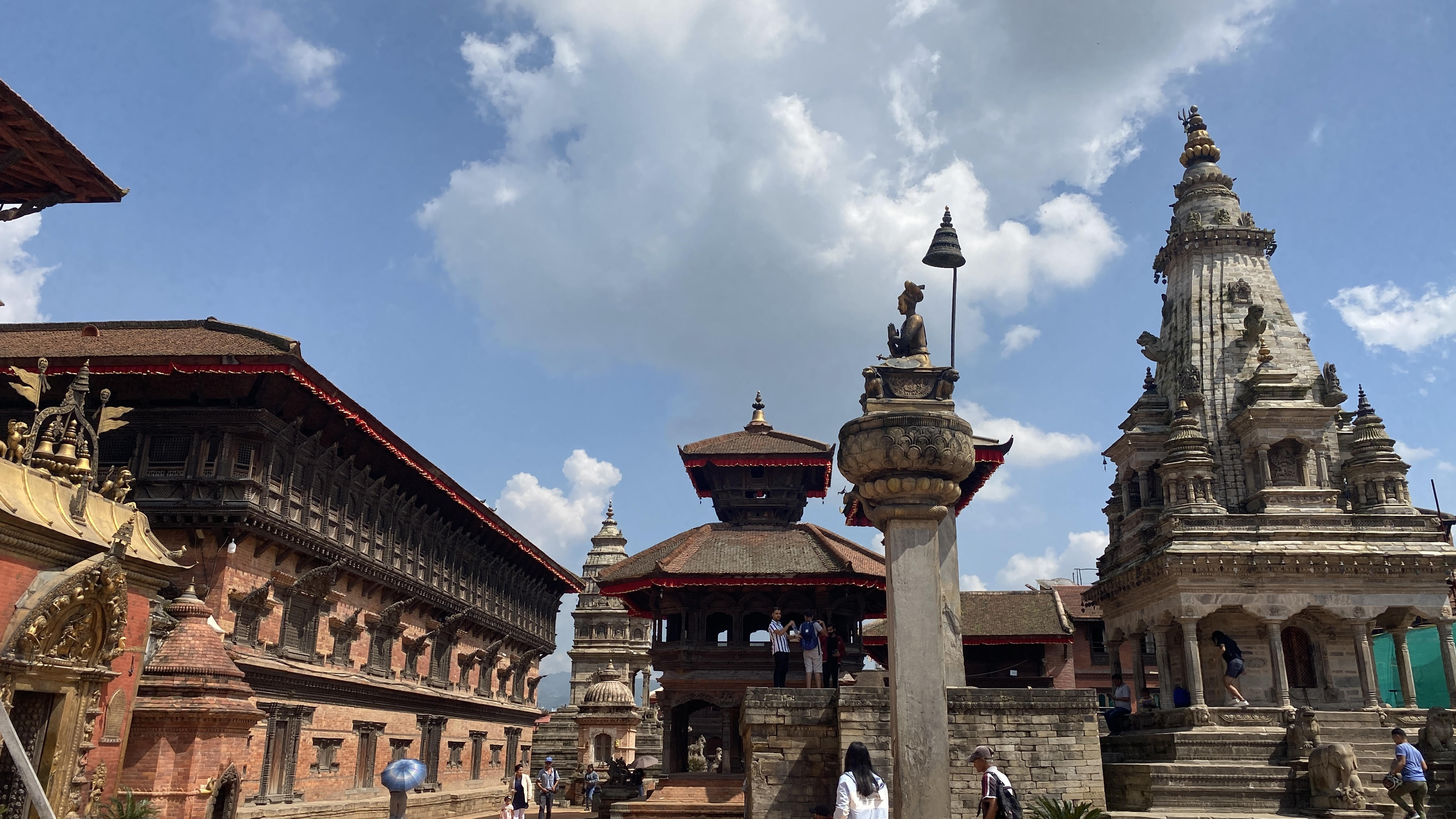 Bhaktapur Durbar Square from the Western gate